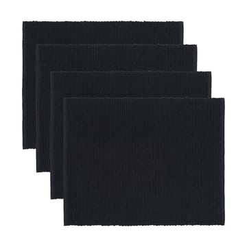 Uni bordbrikke 35x46 cm 4-pk - Svart - Linum