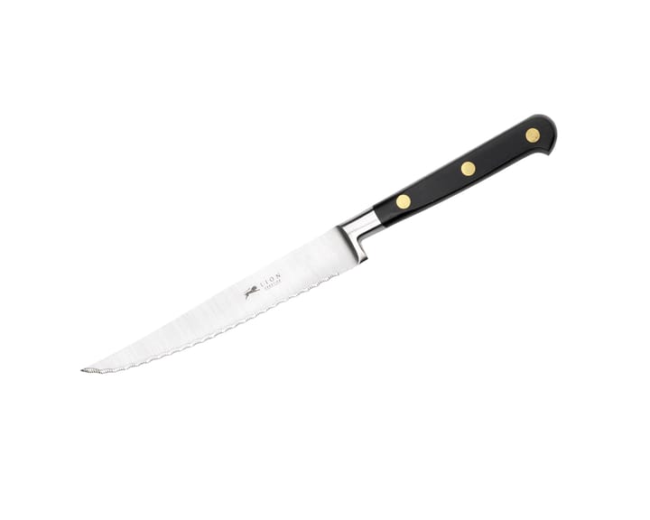 Ideal stekkniv tagget 13 cm, Stål-svart Lion Sabatier