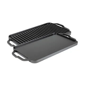 Chef collection vendbar steke- og grillplate - 50x25 cm - Lodge