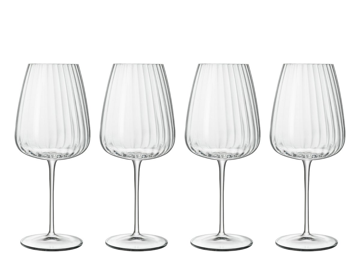 Luigi Bormioli Rødvinsglass Bordeaux Optica 4-pakning 70 cl
