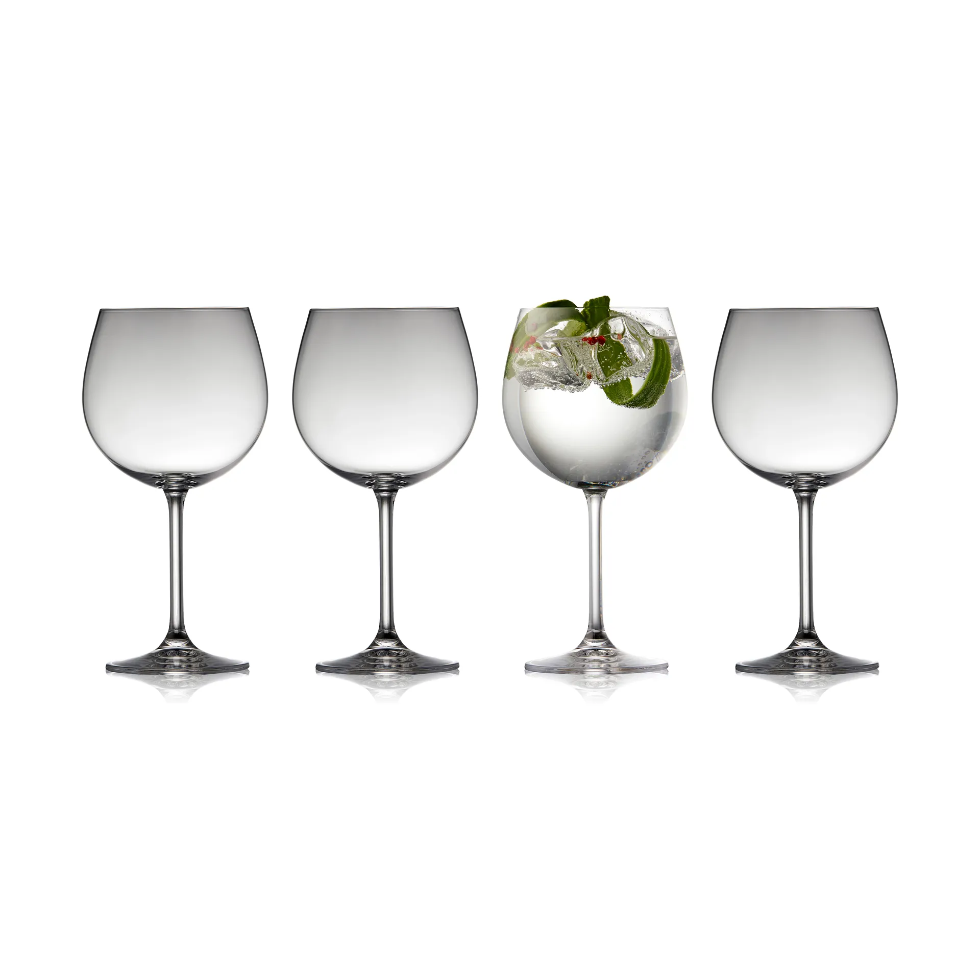 Juvel gin- og tonicglass 57 cl 4-pakning, Krystall Lyngby Glas
