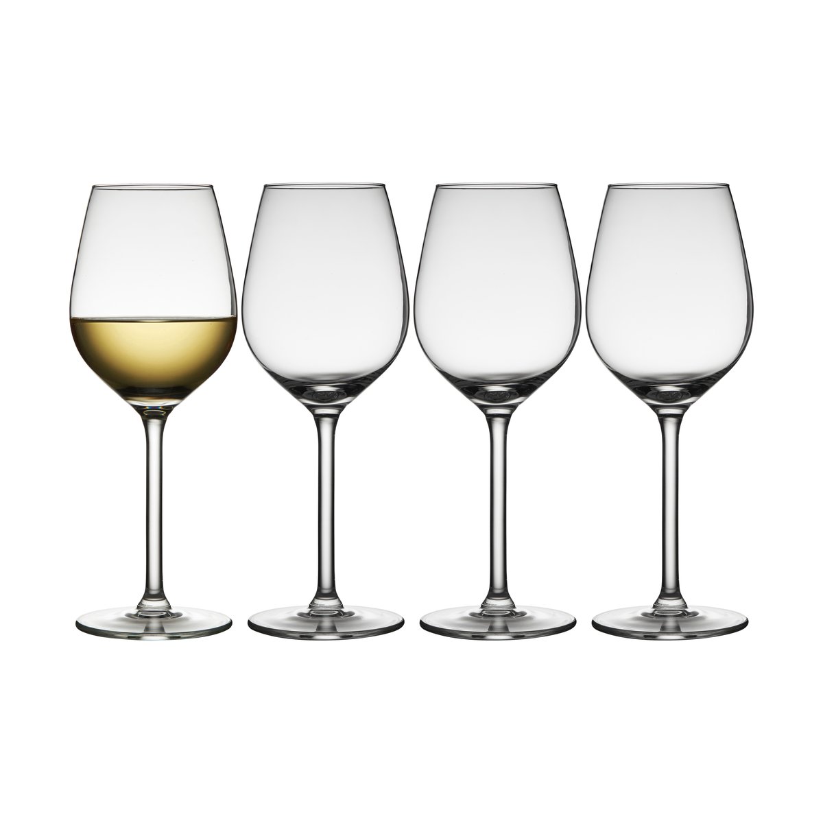 Lyngby Glas Juvel hvitvinsglass 38 cl 4-pakning Klar