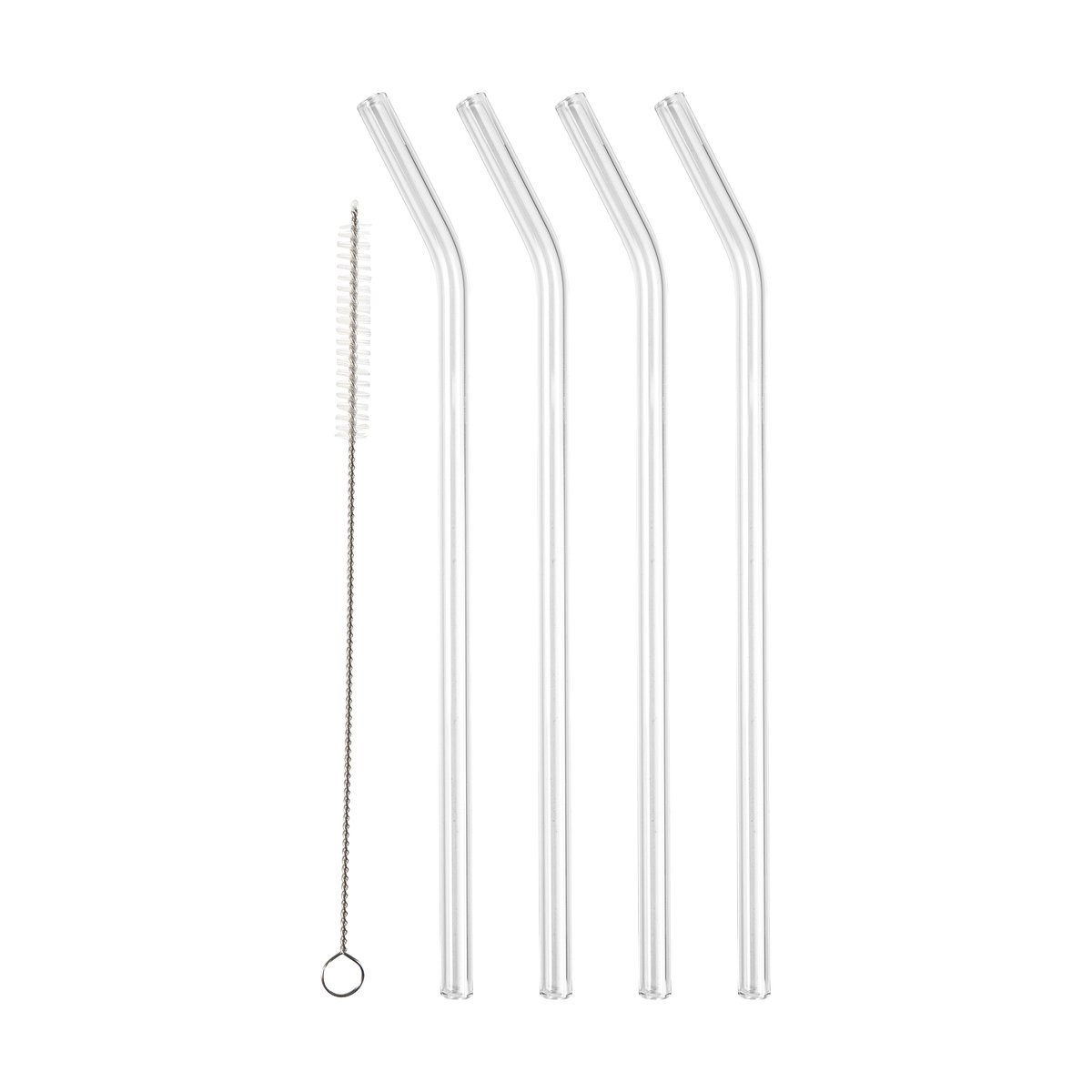 Lyngby Glas Lyngby Glas sugerør 21,5 cm 4-pk Klar