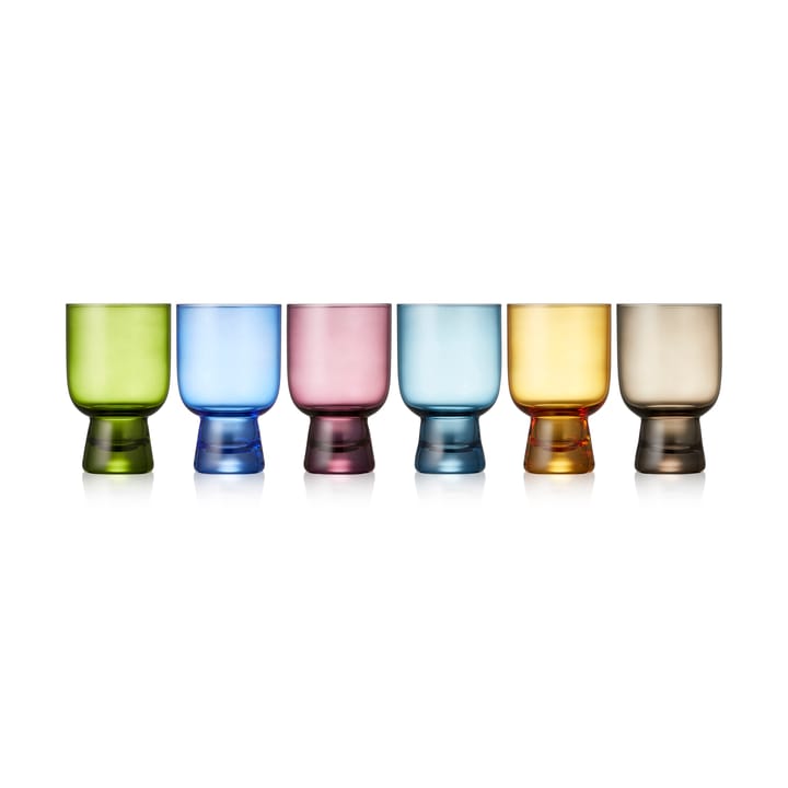Lyngby Glass tumbler glass 30 cl 6-pakning, Mix Lyngby Glas