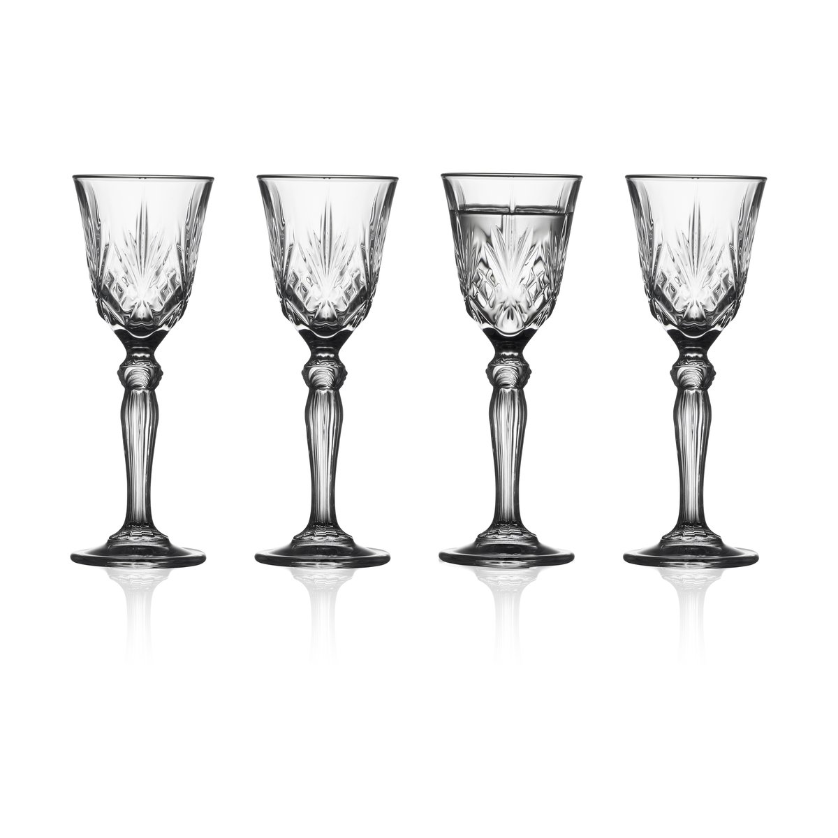 Lyngby Glas - Melodia snapsglass 5 cl 4 stk