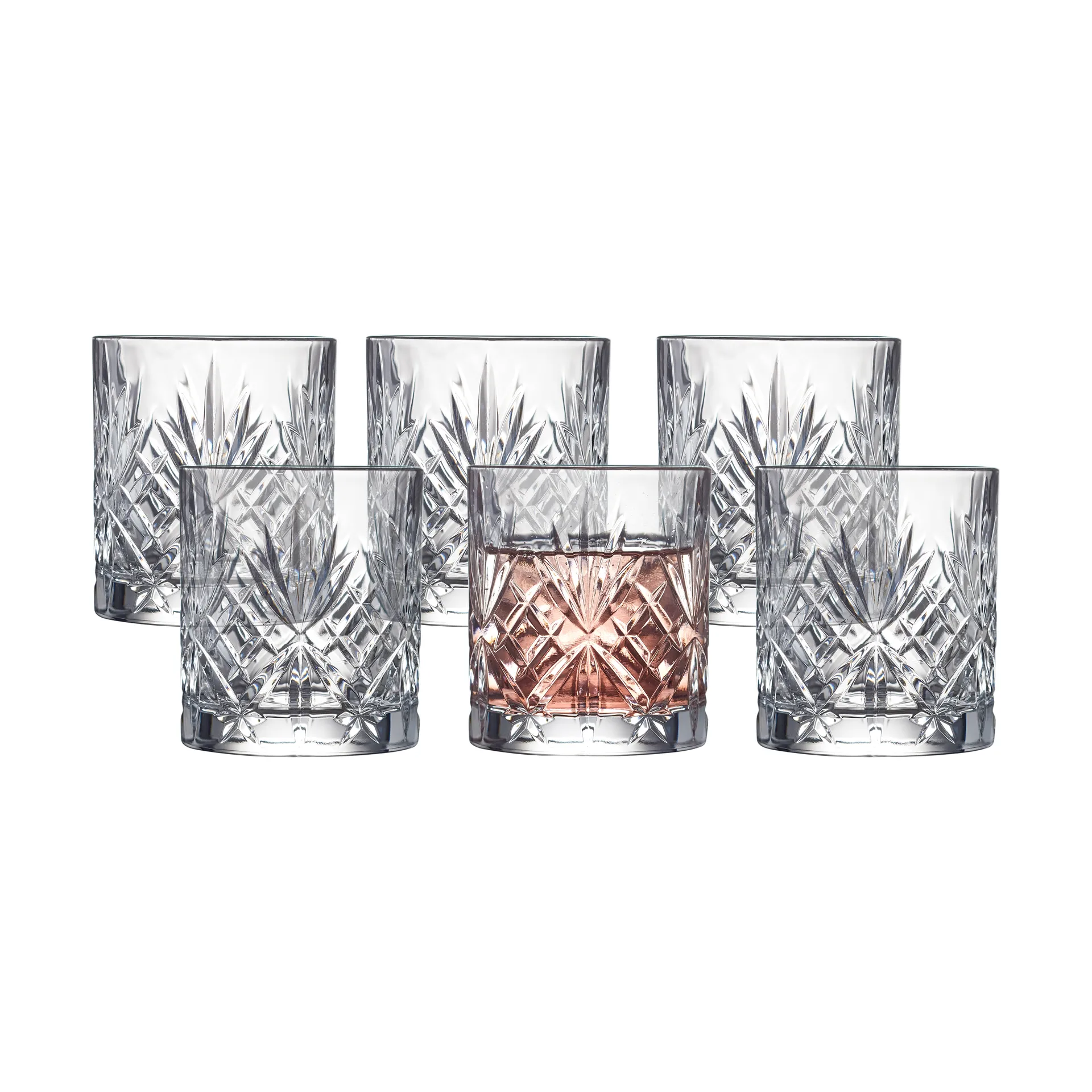 Melodia vannglass 23 cl 6-pakning, Krystall Lyngby Glas