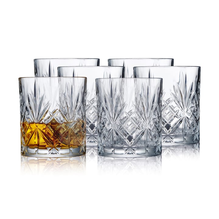Melodia whiskyglass 31 cl 6-pakning, Krystall Lyngby Glas