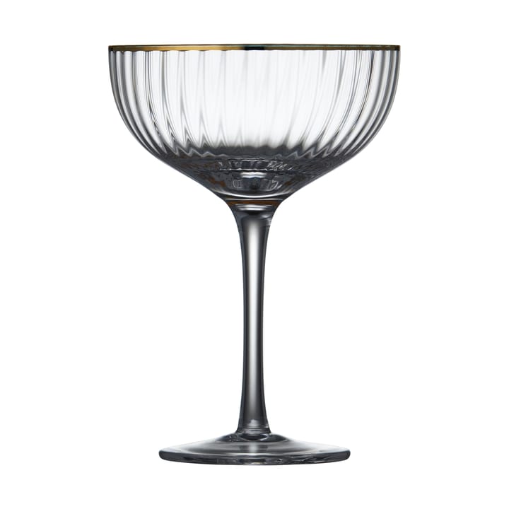 Palermo Gold cocktailglass 31,5 cl 4-pakning, Klar-gull Lyngby Glas