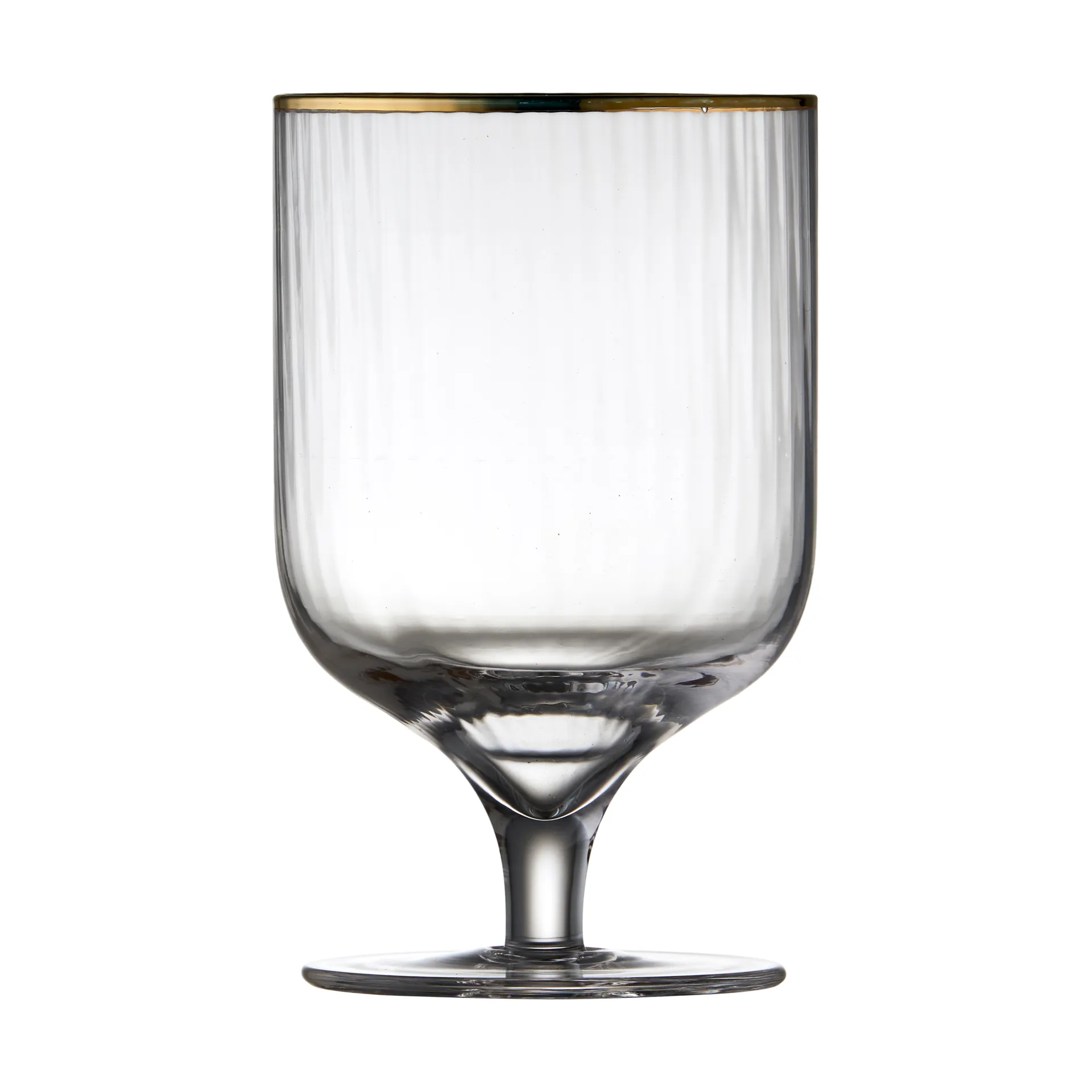Palermo Gold vinglass 30 cl 4-pakning, Klar-gull Lyngby Glas