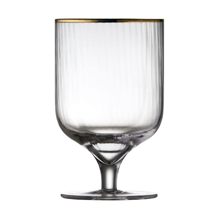 Palermo Gold vinglass 30 cl 4-pakning, Klar-gull Lyngby Glas