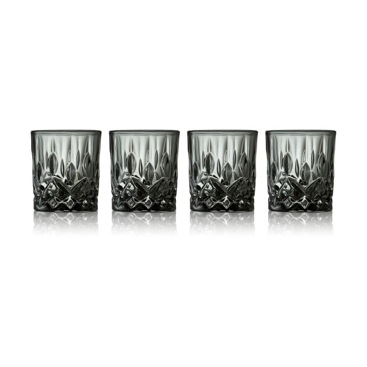 Sorrento shotglass 4 cl 4-pack, Smoke Lyngby Glas