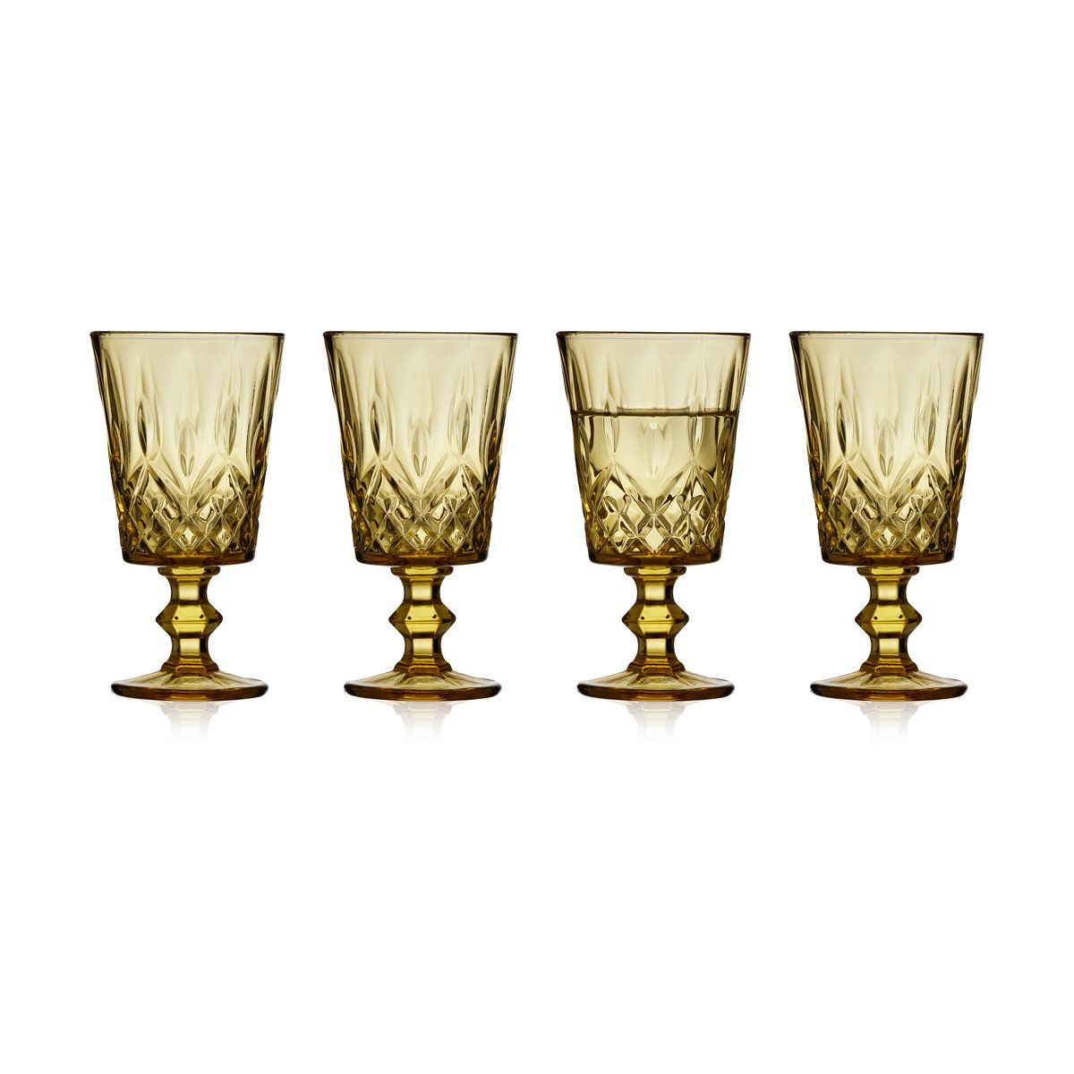 Lyngby Glas Sorrento vinglass 29 cl 4-pack Amber