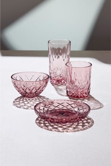 Sorrento whiskyglass 32 cl 4-pakning - Pink - Lyngby Glas