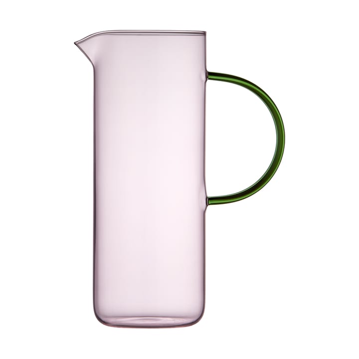 Torino glasskanne 1,1 l, Pink-green Lyngby Glas