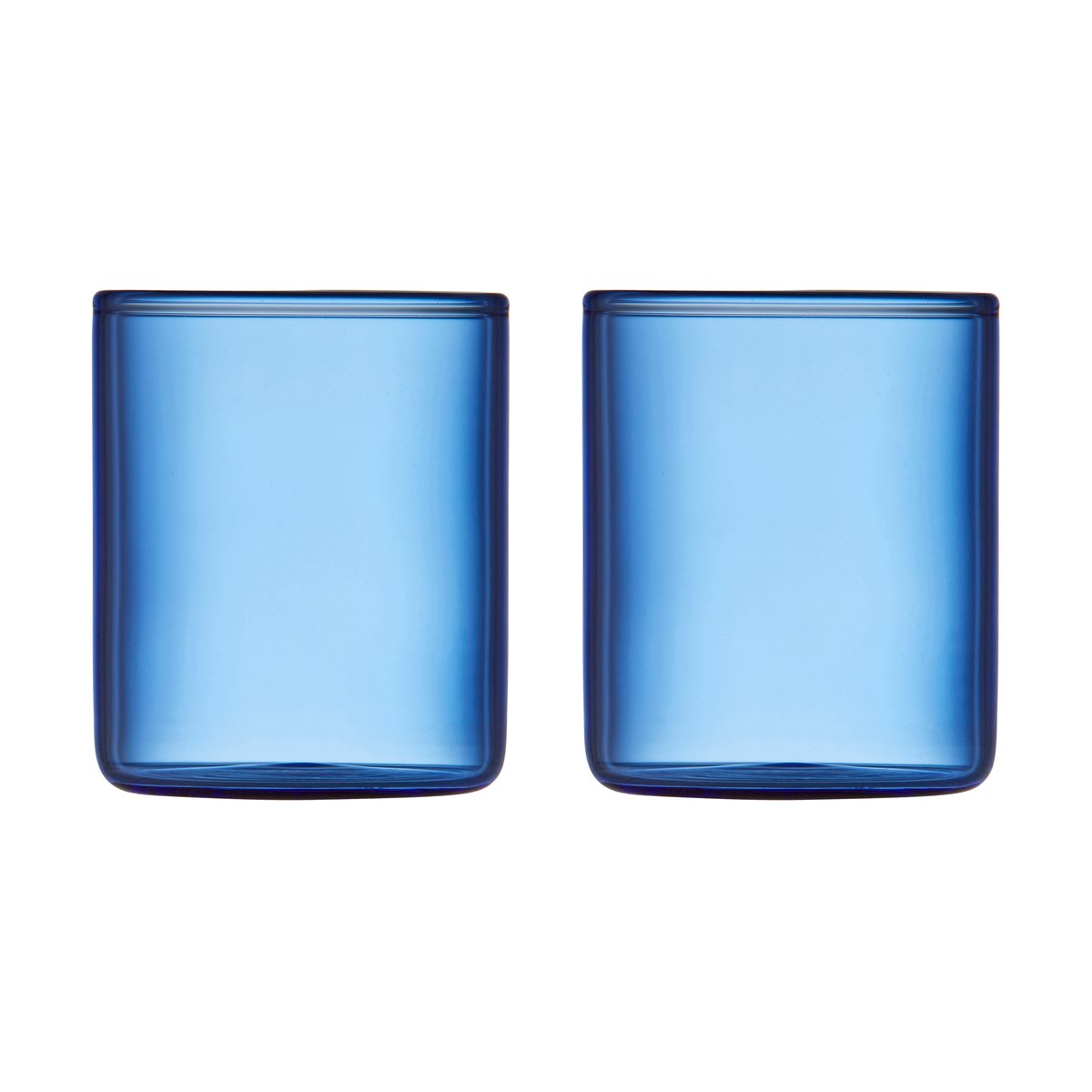 Lyngby Glas - Torino shotglass 6 cl 2 stk blå