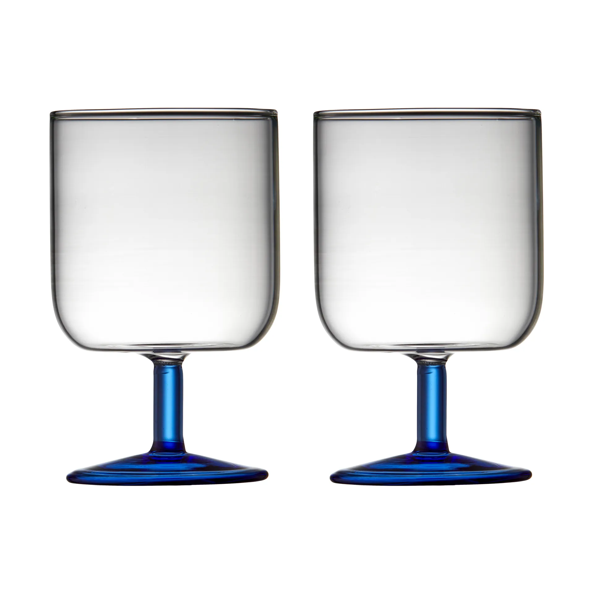Torino vinglass 30 cl 2-pakning, Clear-blue Lyngby Glas