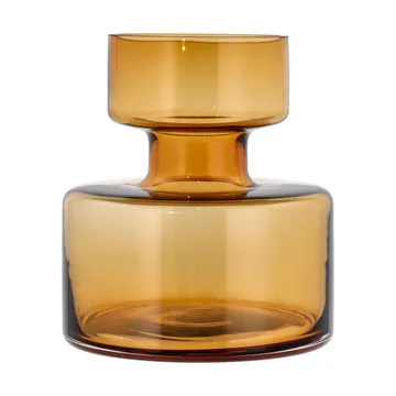 Tubular glassvase 20 cm - Amber - Lyngby Glas