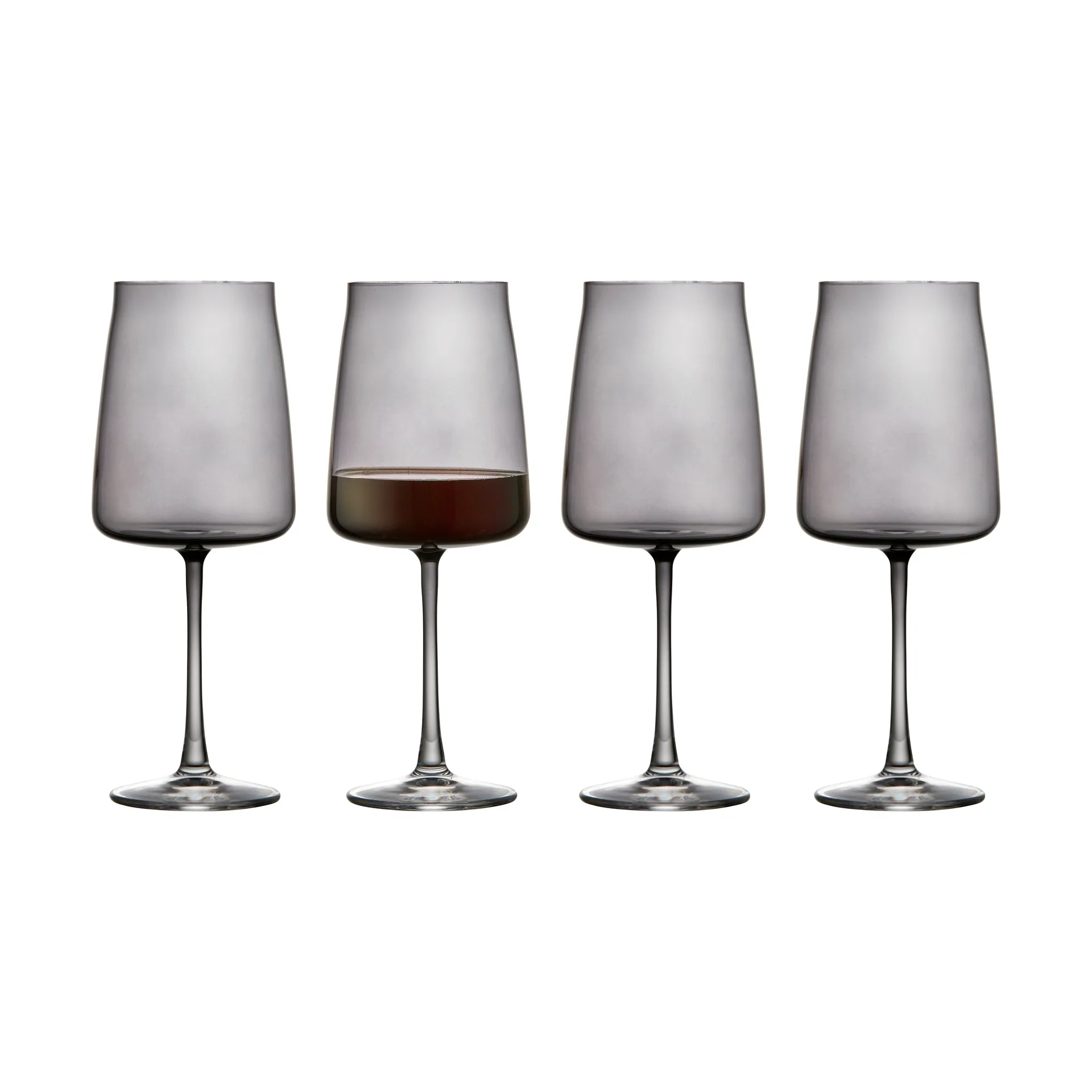 Zero rødvinsglass 54 cl 4-pakning, Smoke Lyngby Glas