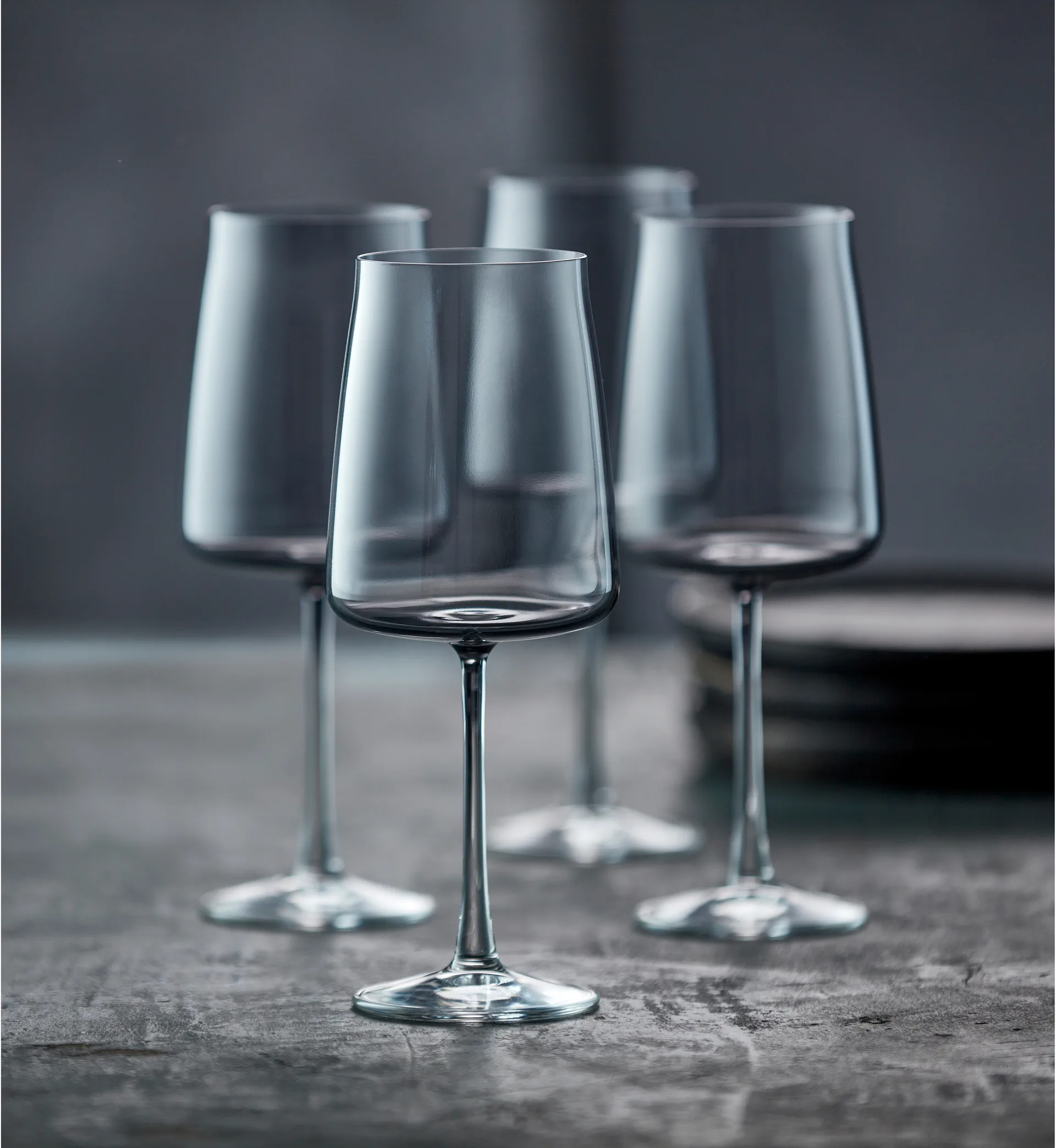 Zero rødvinsglass 54 cl 4-pakning, Smoke Lyngby Glas