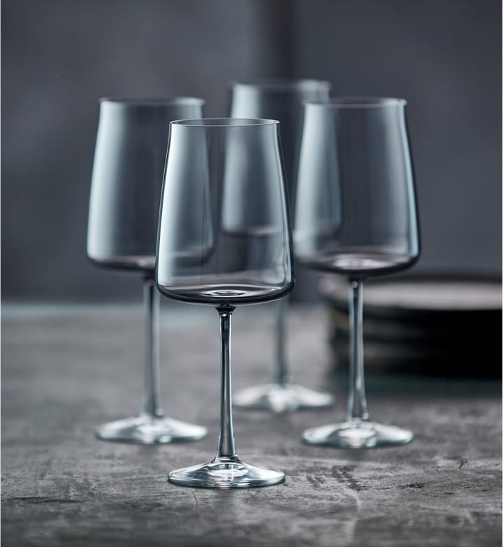 Zero rødvinsglass 54 cl 4-pakning, Smoke Lyngby Glas