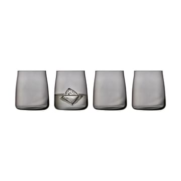 Zero vannglass 42 cl 4-pakning - Smoke - Lyngby Glas