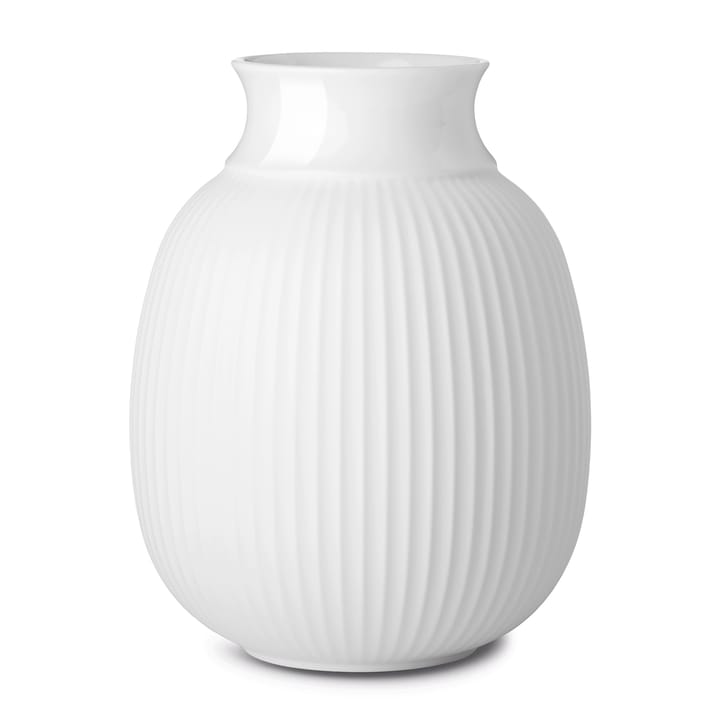 Lyngby Curve vase 12 cm, Hvit Lyngby Porcelæn