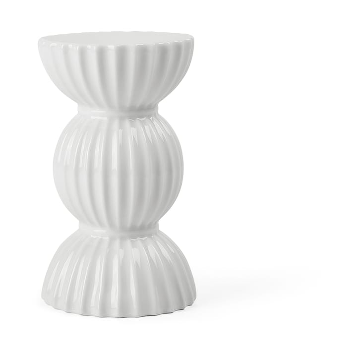 Lyngby Tura lysestake 14 cm, Hvit Lyngby Porcelæn