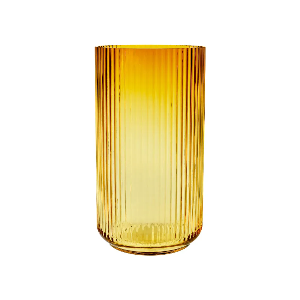 Lyngby Porcelæn Lyngby Vase amber, 38 cm