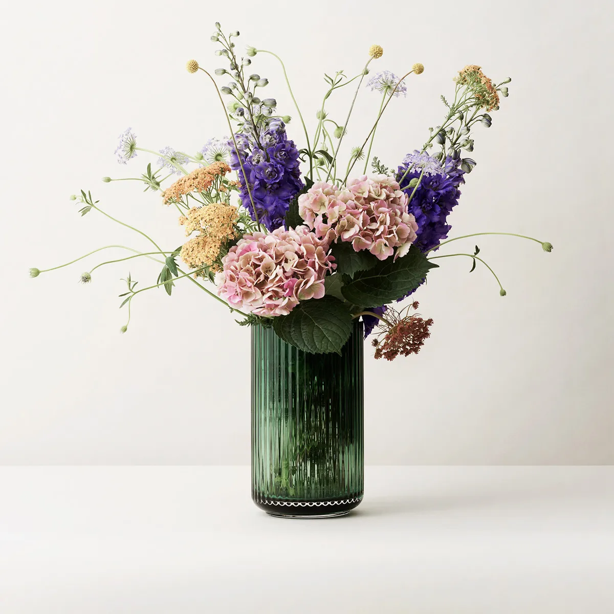 Lyngby vase glass Copenhagen grønn, 38 cm Lyngby Porcelæn
