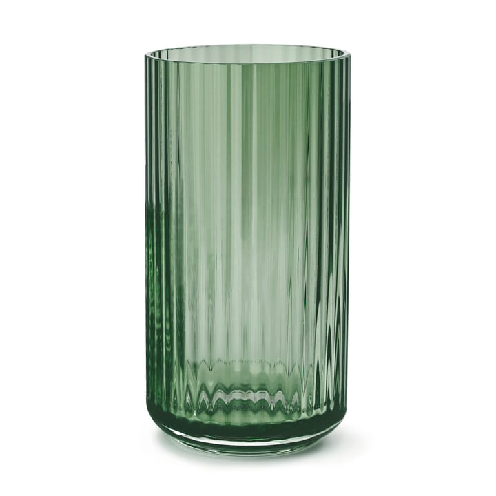 Lyngby vase glass Grønn, 19 cm Lyngby Porcelæn