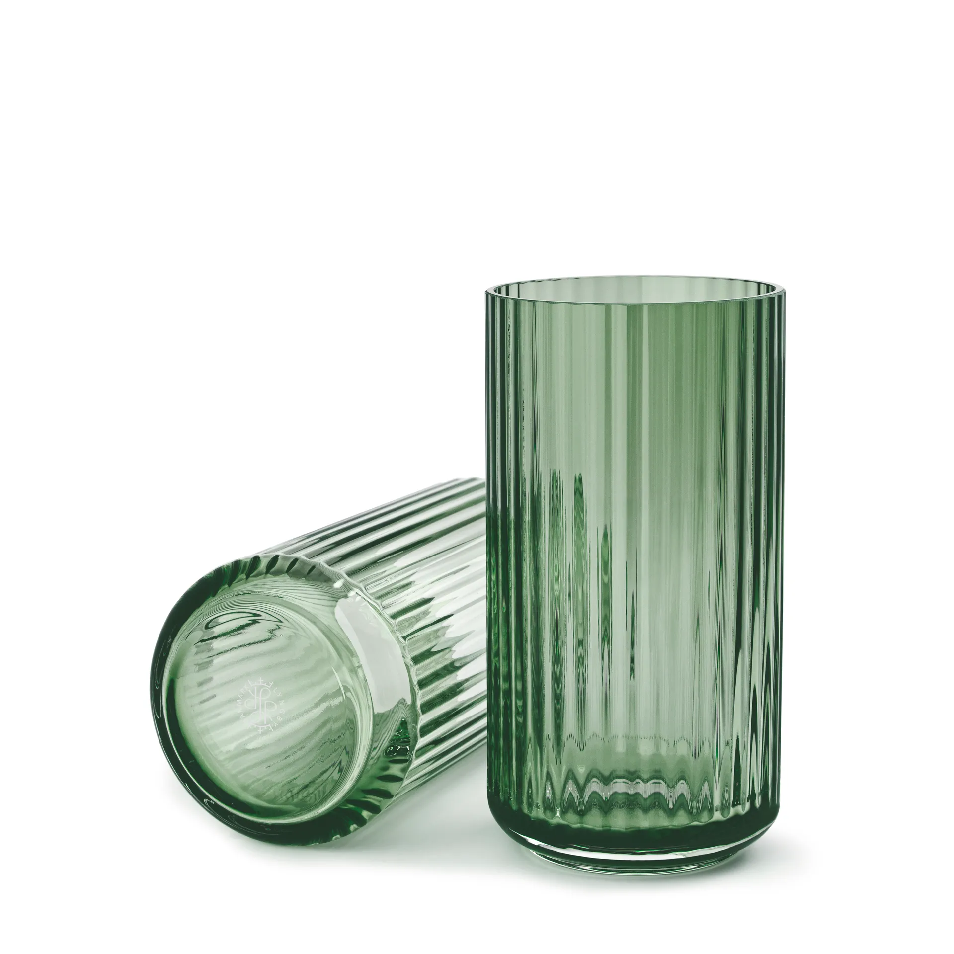 Lyngby vase glass Grønn, 19 cm Lyngby Porcelæn