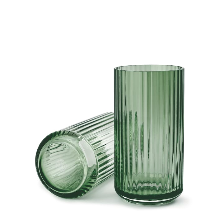 Lyngby vase glass Grønn, 19 cm Lyngby Porcelæn