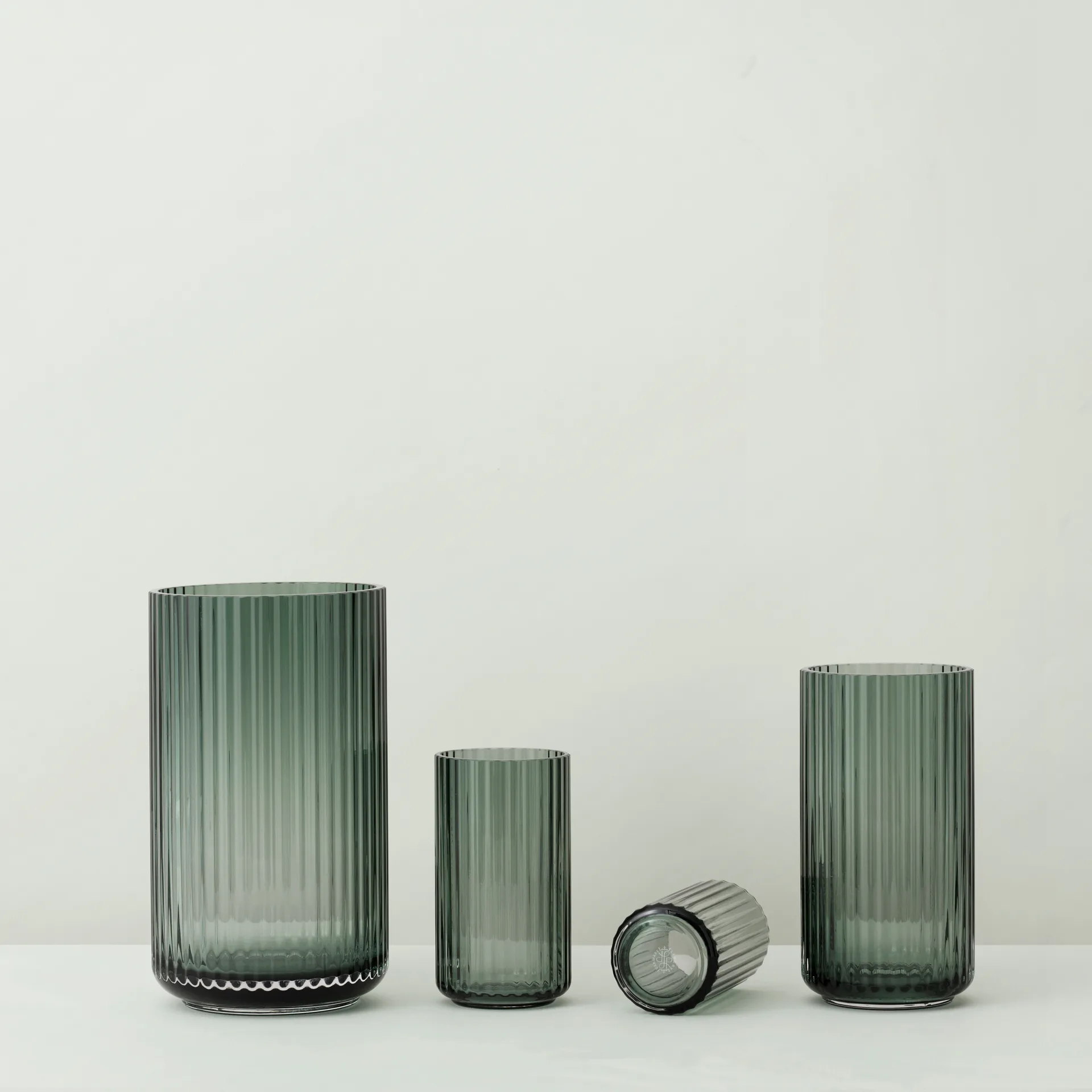 Lyngby vase glass Grønn, 19 cm Lyngby Porcelæn