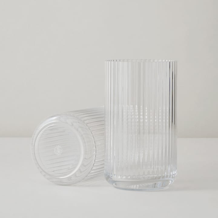 Lyngby vase glass klar, 12 cm Lyngby Porcelæn