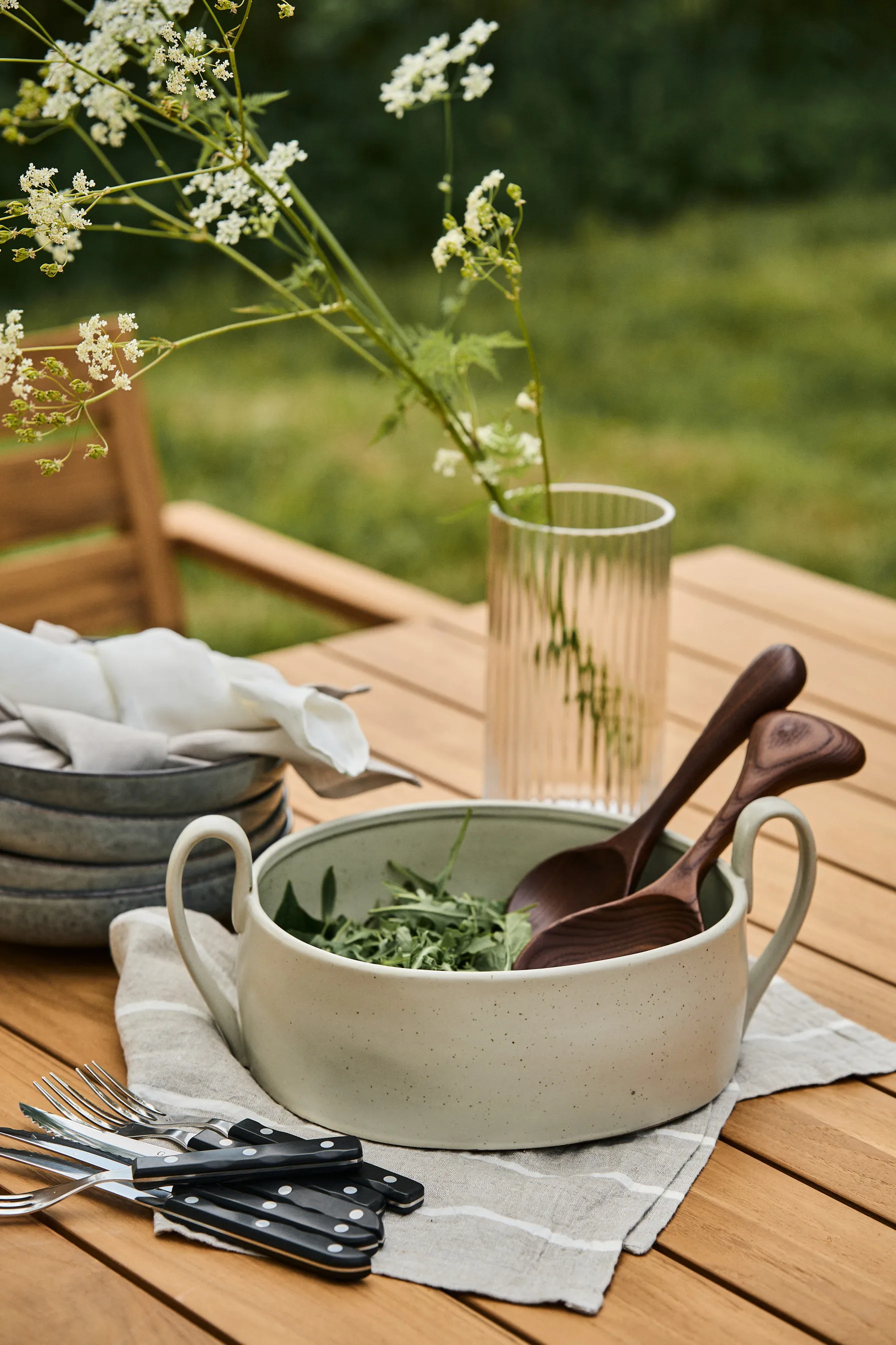 Lyngby vase glass klar, 20 cm Lyngby Porcelæn