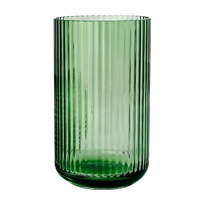 Lyngby Porcelæn - Vase h25 cm grønn glass