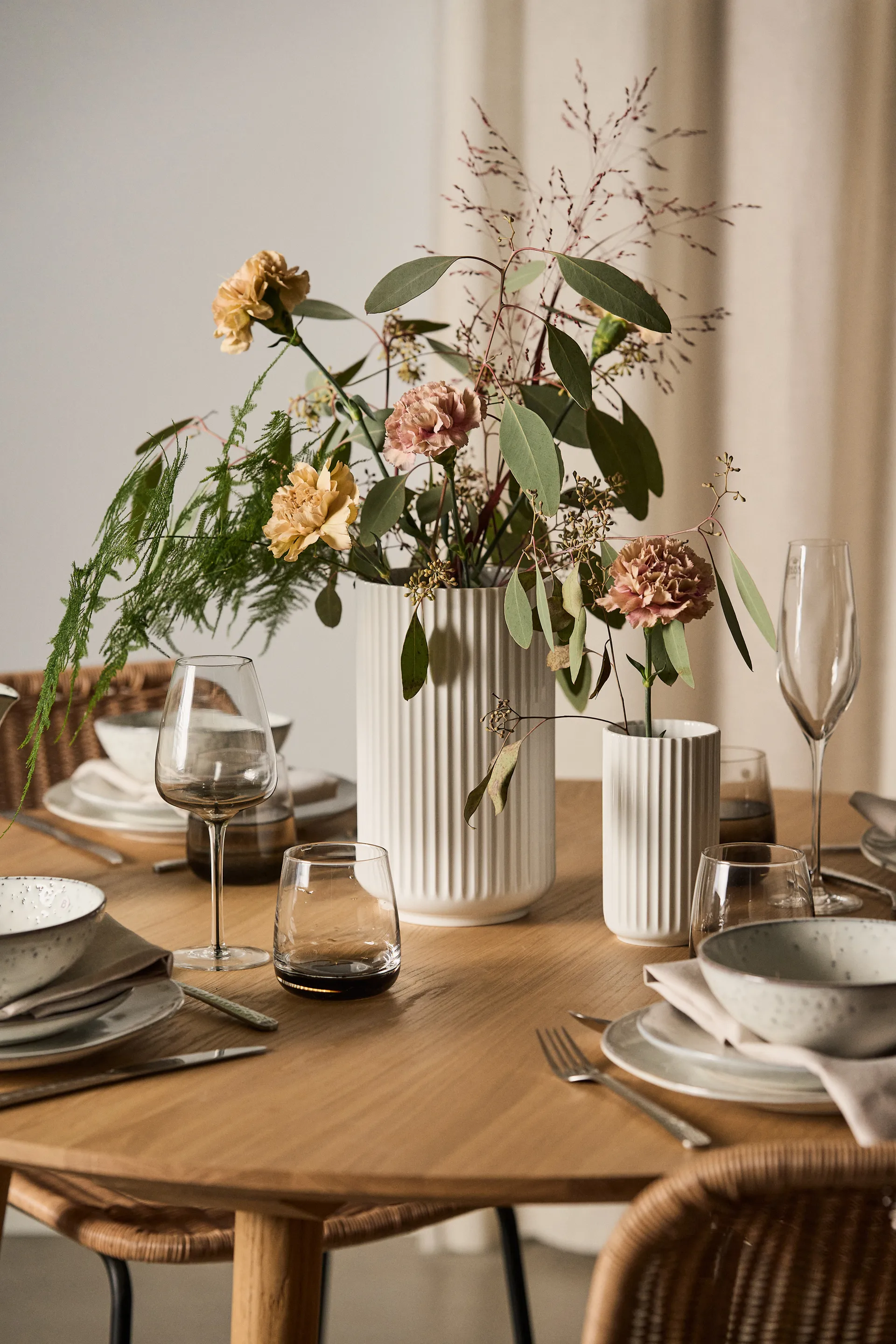 Lyngby vase hvit, 15 cm Lyngby Porcelæn