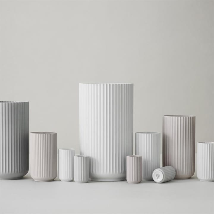 Lyngby vase hvit matt, 15 cm Lyngby Porcelæn