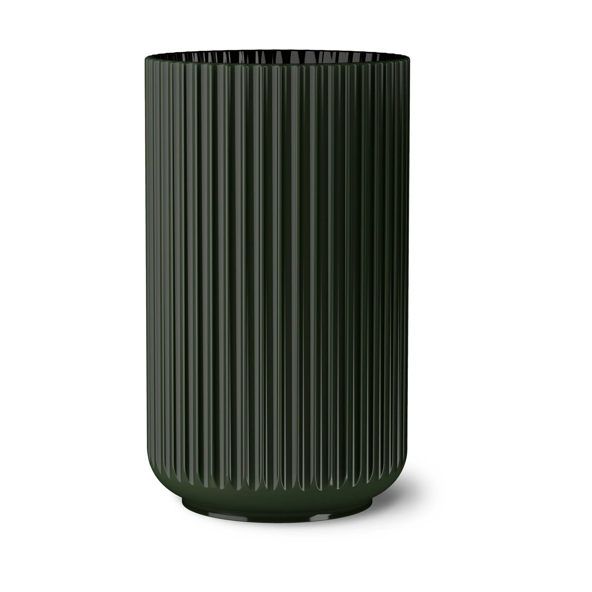 Lyngby Vase, Mørkegrønn, 31 cm Lyngby Porcelæn