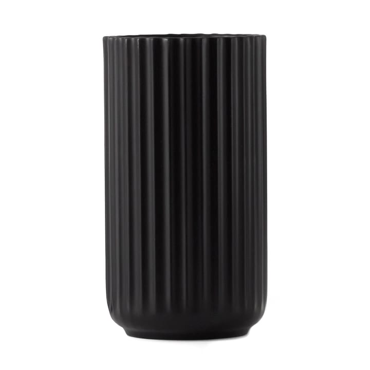 Lyngby vase sort matt, 15 cm Lyngby Porcelæn