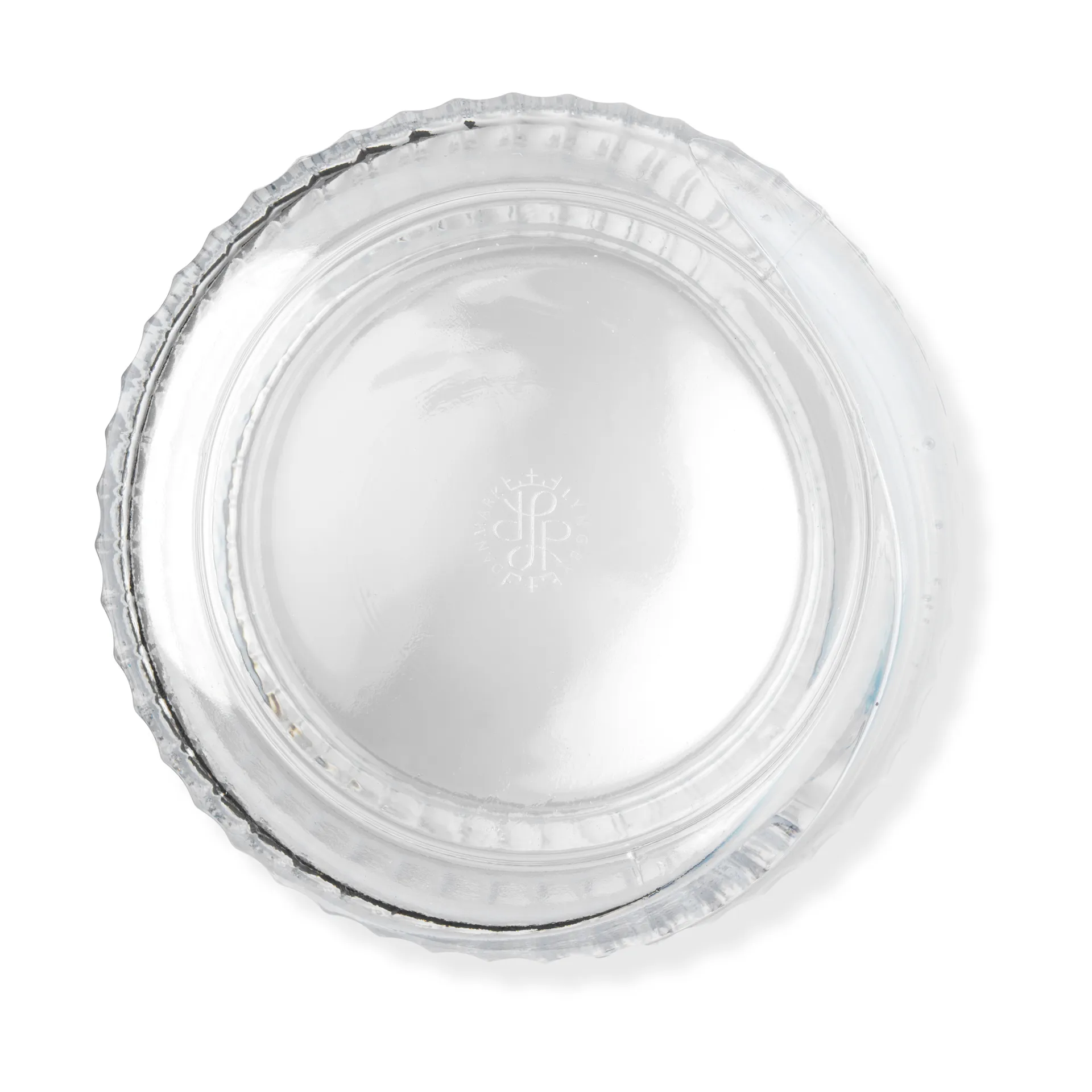 Lyngby Vase, White swirl, 25 cm Lyngby Porcelæn