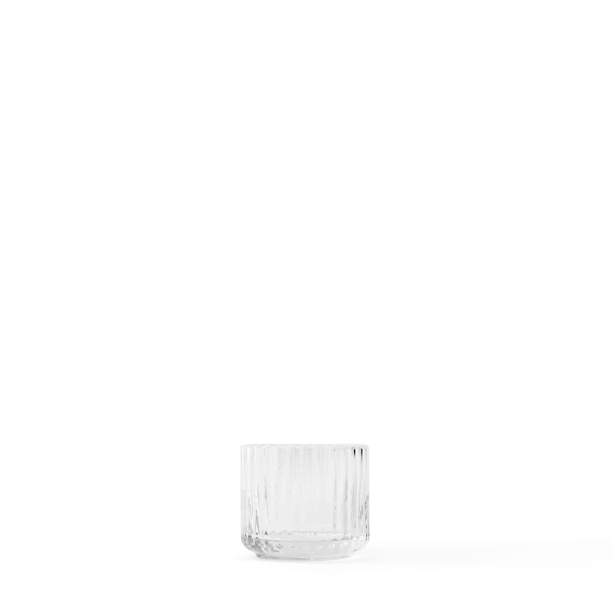 Lyngby Porcelæn Lyslykt glass Ø6,7 cm Klar