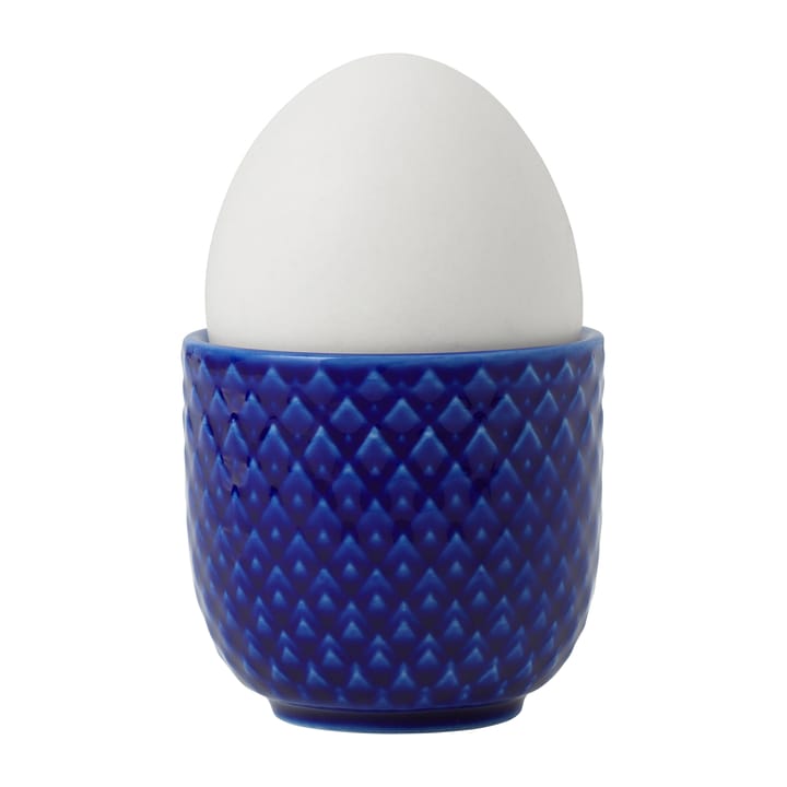 Rhombe eggeglass Ø 5 cm, Mørkeblå Lyngby Porcelæn