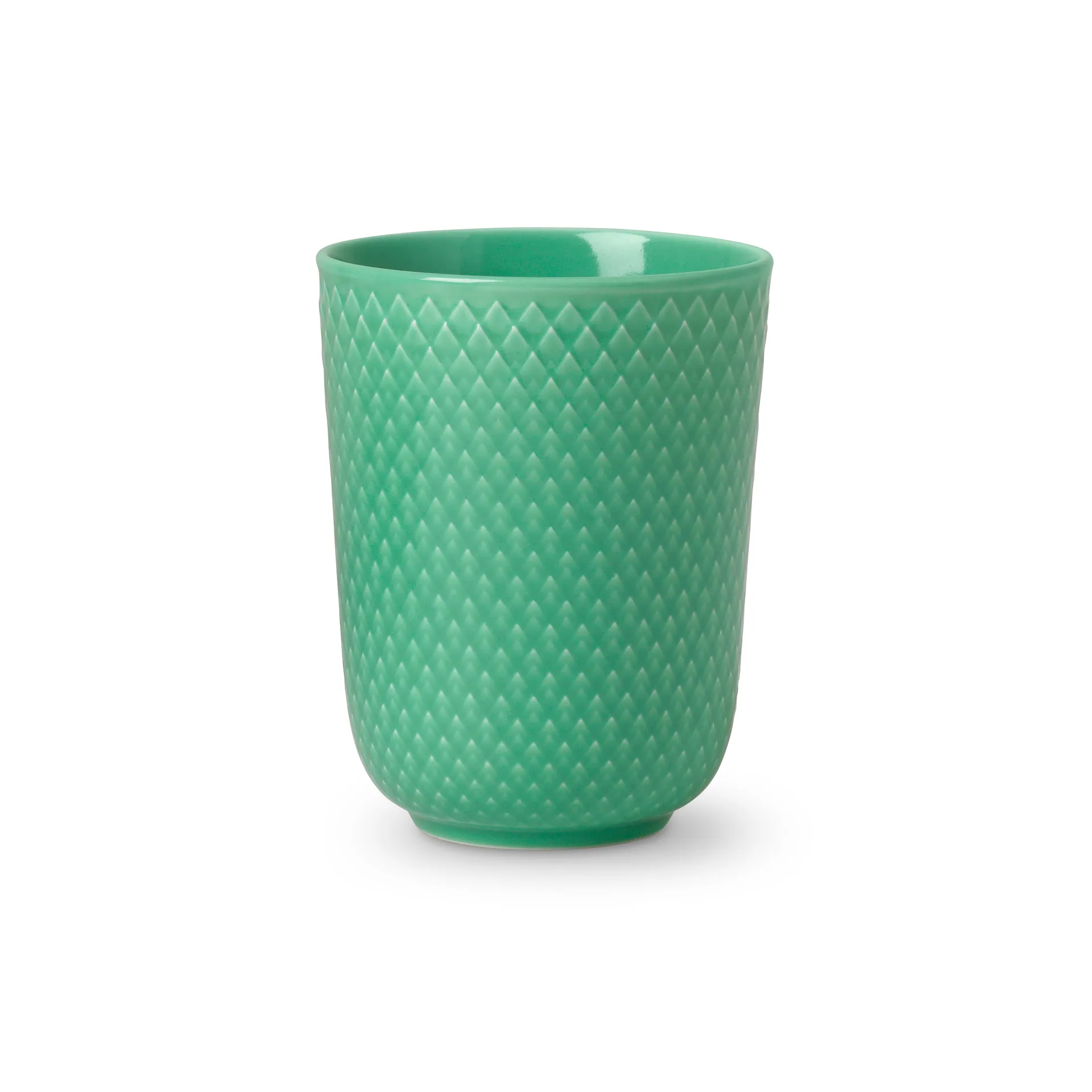 Rhombe kopp uten hank 33 cl, Grønn Lyngby Porcelæn