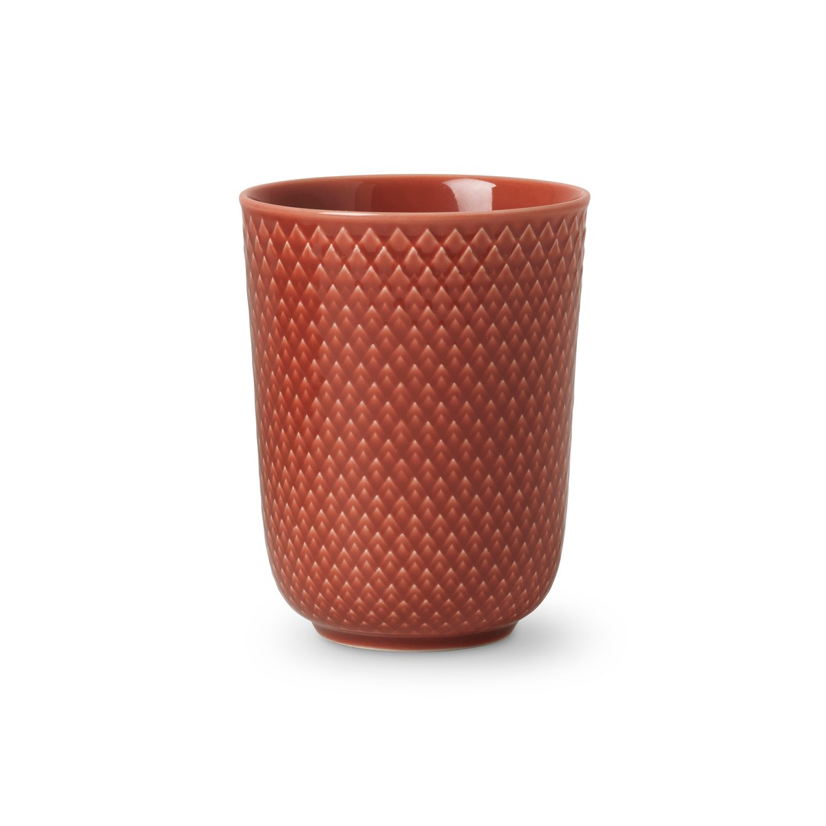 Rhombe kopp uten hank 33 cl Terracotta