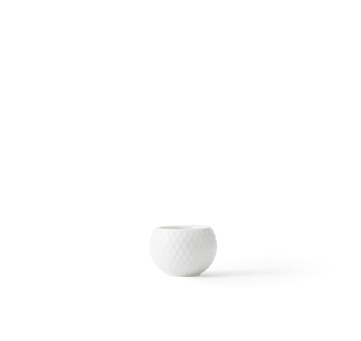 Rhombe lyslykt Ø 6,5 cm 2-pakning, Hvit Lyngby Porcelæn