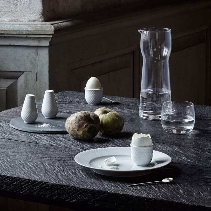 Rhombe salt & peppersett, Hvit Lyngby Porcelæn