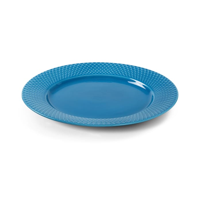 Rhombe tallerken Ø 27 cm, Blå Lyngby Porcelæn