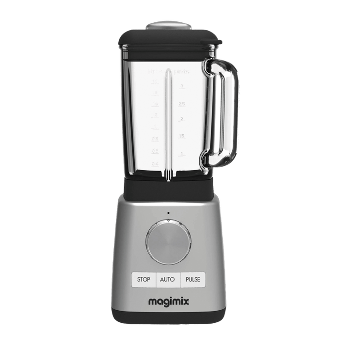 Power blender med glasskanne 1,8 l - Matt stål - Magimix