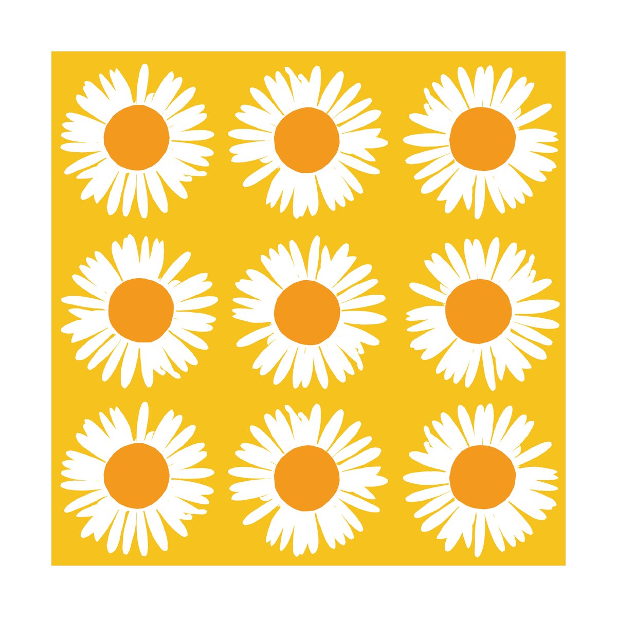 Marimekko Auringonkukka serviett 33x33 cm 20-pk Yellow